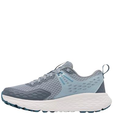 COLUMBIA WOMENS WATERPROOF LACE TRAINER - GREY BLUE